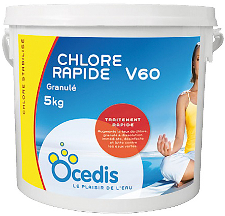 Chloro rapide V60 pour piscine