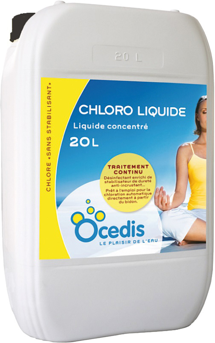 Chloro liquide pour piscine